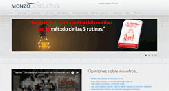 Desktop Screenshot of monzoconsulting.com